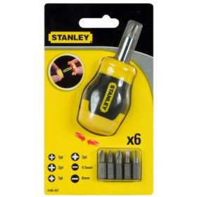 Stanley multibit csavarhúzó + bitek, 7 részes