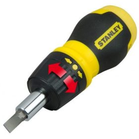 Stanley multibit racsnis csavarhúzó + bitek, 7 részes