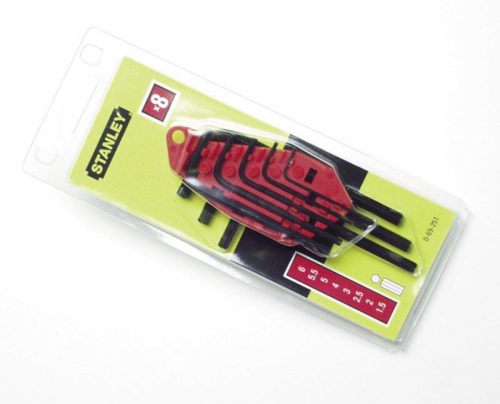 Stanley imbuszkulcs készlet 8 részes 1,5- 6mm