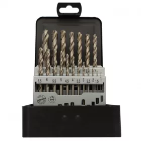 ABRABORO HSS-GS fémcsigafúró készlet 19 részes