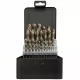 ABRABORO HSS-GS fémcsigafúró készlet 25 részes
