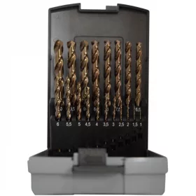 Abraboro HSS-CO fémcsigafúró készlet 19 részes