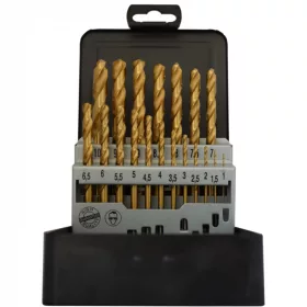 ABRABORO HSS-TIN fémcsigafúró készlet 19 részes