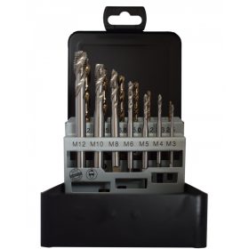 Abraboro HSS-G menetfúró készlet, 14 részes
