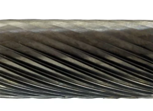 Abraboro Keményfém turbómaró, A alak, standrad fogazás, 10 mm*65/20 mm