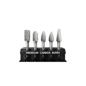   Abraboro keményfém turbómaró készlet, kereszt fogazással D12,0mm 5 db-os készlet