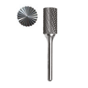 Abraboro Keményfém turbómaró, B alak, kereszt fogazás, 16 mm*70/25 mm