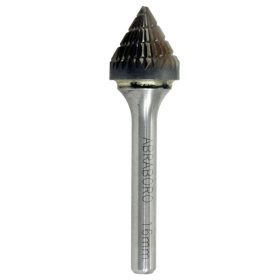   Abraboro Keményfém turbómaró, J alak, kereszt fogazás, 16 mm*62/14,5 mm