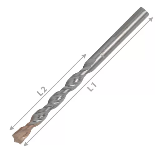 Abraboro Hengeres szárú betonfúró Diamant 3D, 12 mm*153/80 mm