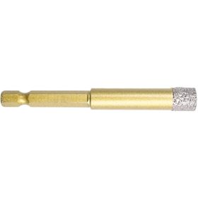   Abraboro GOLD PRÉMIUM Csempe és kerámiafúró gyémántbevonattal E 6,3 befogással/hatszög szárral 5 mm