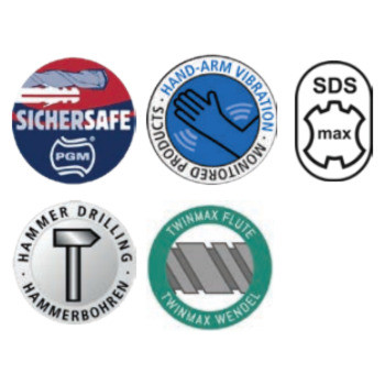 Abraboro SDS-Max betonfúró 24 mm*320/200 mm