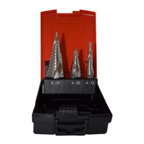Abraboro HSS-G lépcsős fúró készlet 3 részes