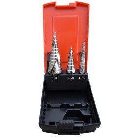 Abraboro HSS-Co lépcsős fúró készlet 3 részes