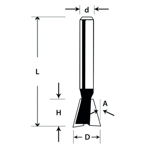Abraboro Fogazómaró HM 12,7 mm/R14° X 45/12 mm