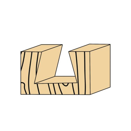 Abraboro Fogazómaró HM 12,7 mm/R14° X 45/12 mm