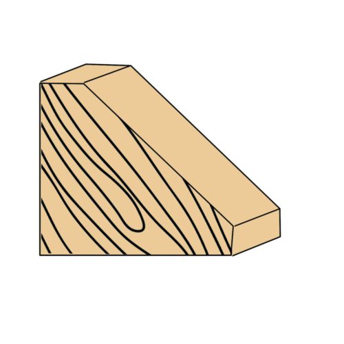 Abraboro Élmaró HM 32 mm/R45° X 56/15 mm R45°