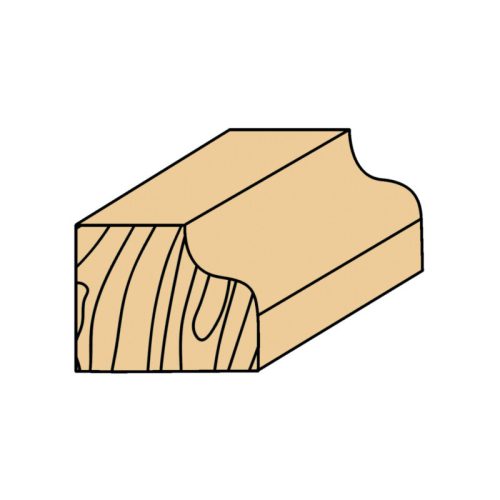 Abraboro Profilmaró C, HM 38 mm/R6,3° X 57/15,9 mm