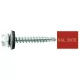DIN7504K RAL 3000 tűzpiros hatlapfej önfúró csavar fához fém/EPDM alátét  4,8x35