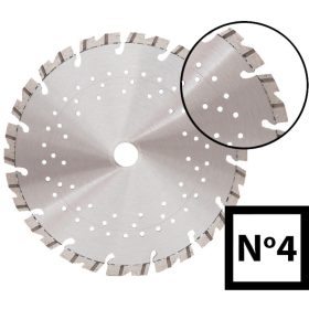 Abraboro Gyémánttárcsa, No.4, szegmenses, 125 mm