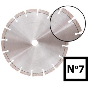 Abraboro Gyémánttárcsa, No.7, szegmenses, 125 mm