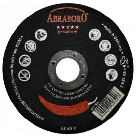 ABRABORO CHILI PREMIUM fémvágó korong, inox, 125x1,6 mm