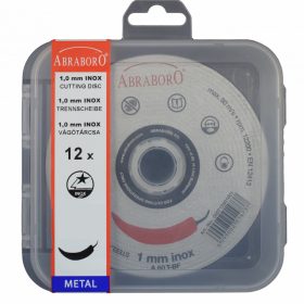 ABRABORO CHILI fémvágó korong, inox, 125x1 mm, 12 db