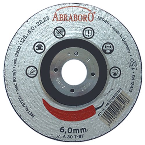 ABRABORO CHILI fémtisztító korong, 180x6 mm, 10 db