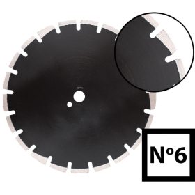 Abraboro Gyémánttárcsa, No.6, szegmenses, 300x25,4 mm