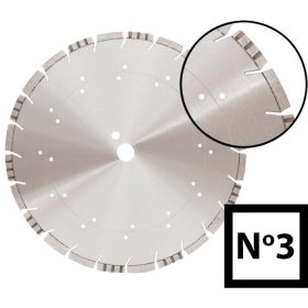 Abraboro Gyémánttárcsa, No.3, kombinált, 400x25,4 mm