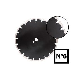 Abraboro Gyémánttárcsa, No.6, szegmenses, 450x25,4 mm