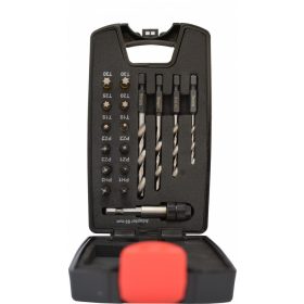 Abraboro 17 részes fafúró-és bitkészlet