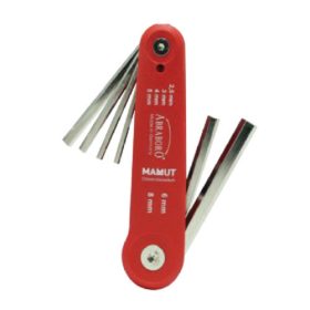 Abraboro Mammut Imbuszkulcs készlet, marok, 6 részes