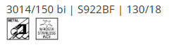 Abraboro 3014/150 orrfűrészlap, Bi-metál, 150/130 mm, 5 db