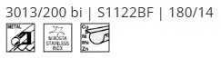 Abraboro 3013/200 orrfűrészlap, Bi-metál, 200/180 mm, 5 db