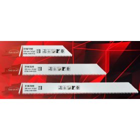 Abraboro TCT orrfűrészlap keményfém fogakkal, 150 mm