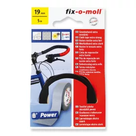   Fix-o-moll Szövet ragasztószalag, erősített kivitel, fekete, 5m*19mm