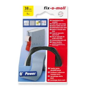   Fix-o-moll Szövet ragasztószalag, erősített kivitel, fekete, 5m*38mm