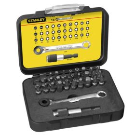 Stanley 32 részes behajtó fej készlet 25mm