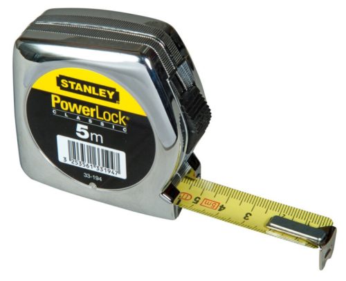 Stanley powerlock mérőszalag 5m×19mm 