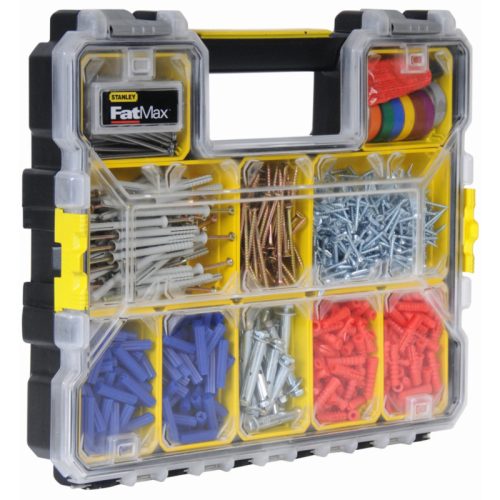 Stanley Fatmax pro összecsatolható szortimenter műanyag csatos, 44,6x7,4x35,7 cm