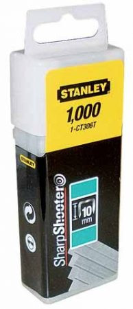 Stanley 10mm-es tűzőkapocs 6-ct10x-hez 1000db