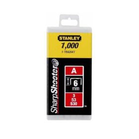 Stanley 6mm-es "A" tűzőkapocs A5/53/530 1000db