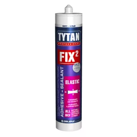   Tytan Fix2 elastic szerelési ragasztó FEHÉR rugalmas 290ml (tömít és ragaszt)