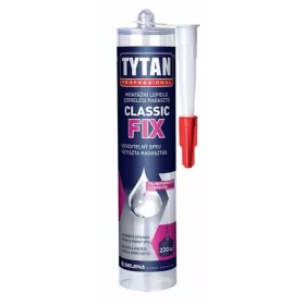   Tytan Classic FIX szerelési ragasztó szintelen 290ml (rugalmas, vízálló, oldószeres)