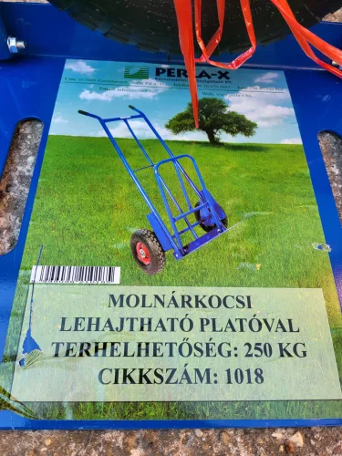 Molnárkocsi, lenyitható platós