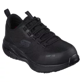  ARCH FIT SR - EBINAL Skechers munkavédelmi cipő S3 SRC, fekete