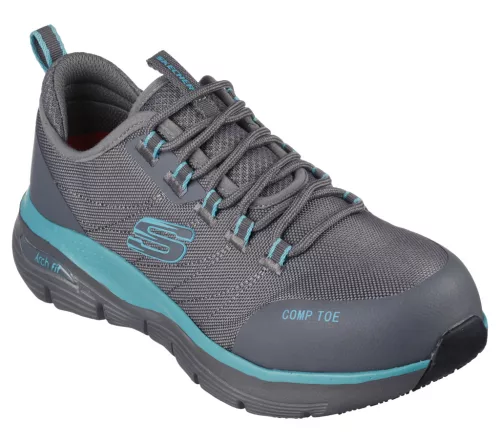 ARCH FIT SR - EBINAL Skechers munkavédelmi cipő S3 SRC, szürke