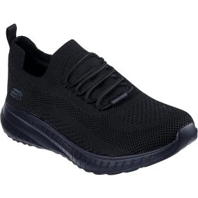   Skechers Squad Chaos SR fűző és védelem nélküli munkacipő OB SR, fekete