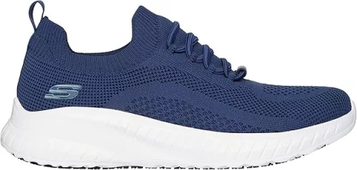Skechers Squad Chaos SR fűző és védelem nélküli munkacipő OB SR, kék
