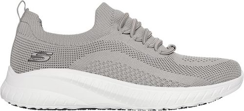 Skechers Squad Chaos SR fűző és védelem nélküli munkacipő OB SR, szürke